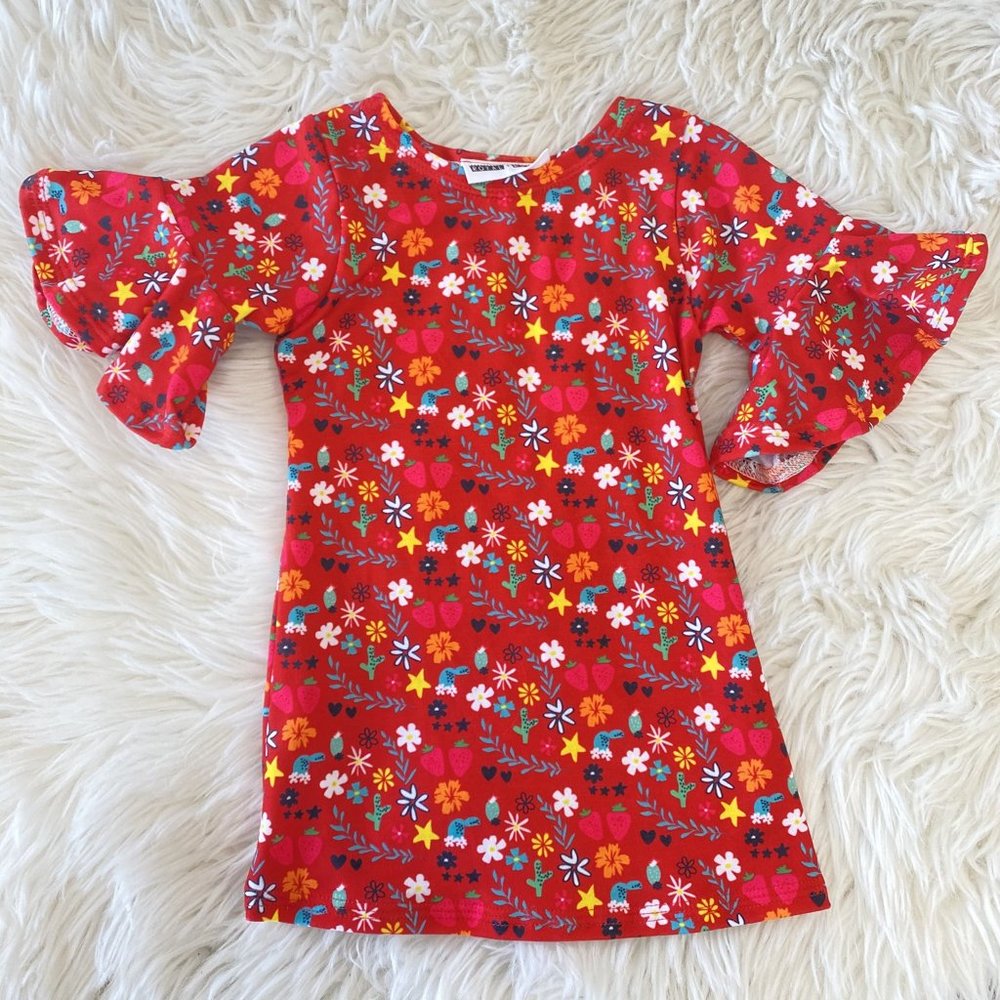 Cactus Floral Dress